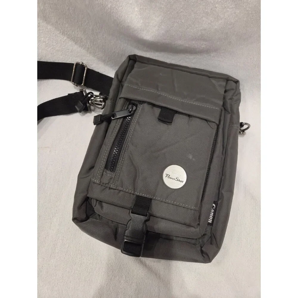 Canon PowerShot PSC 1 Camera Bag Dark Gray Crossbody Shoulder Side Pack Strap